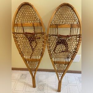 Vintage Browning wooden snowshoes